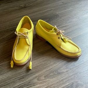 Weejuns  women’s loafers, chartreuse color